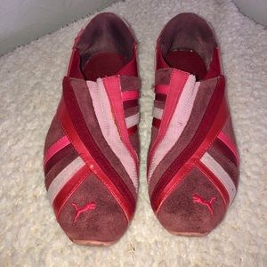 Puma 343011 Retro multicolored red and pink shoes